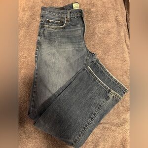 Aeropostale Blue Bootcut Jeans with Vintage Wash